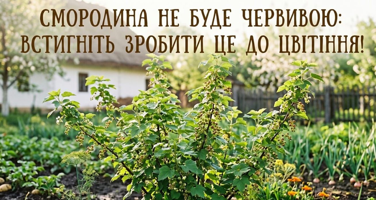 Смородина не буде червивою: встигніть зробити це до цвітіння