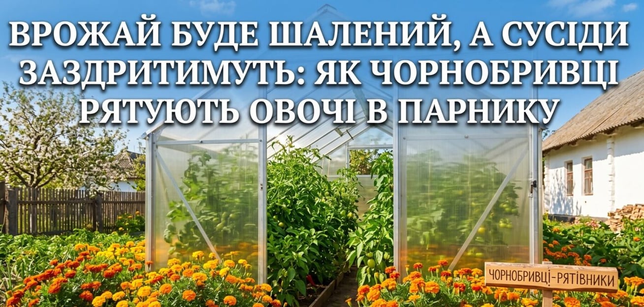 Врожай буде шалений, а сусіди заздритимуть: як чорнобривці "рятують" овочі в парнику