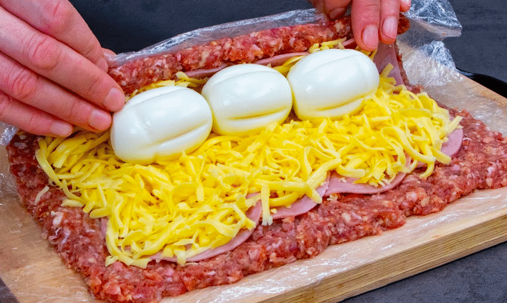 Незвичайний м’ясний рулет з фаршу до святкового столу! Улюблена закуска мого чоловіка та всіх гостей