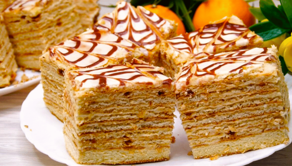 Незрівнянний Торт “Сметанник” з 3 інгредієнтів! Без духовки! На сковороді, з мінімумом зусиль