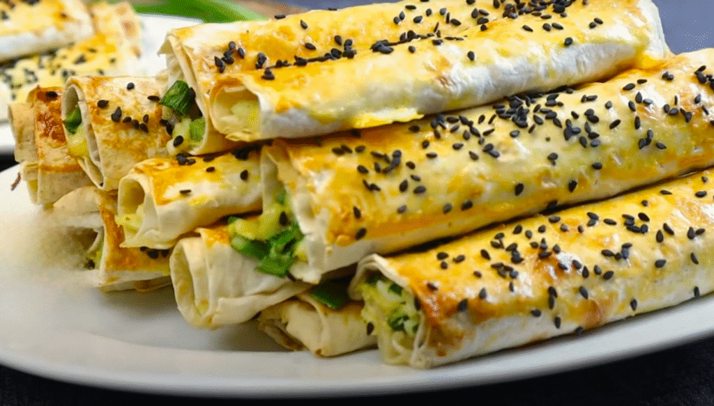 Рулетики із “Зеленою цибулею” за 10 хвилин! Готується просто, з’їдається швидко, а смак – на всі 100!