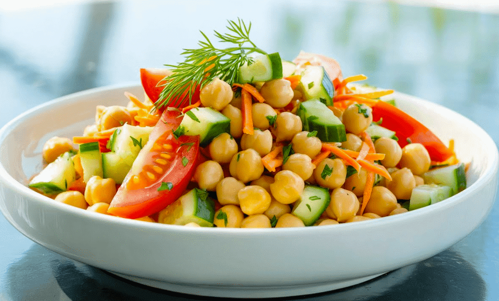 Салат з нуту, який спалює жир на животі! Я схудла на 20 кг за три місяці!