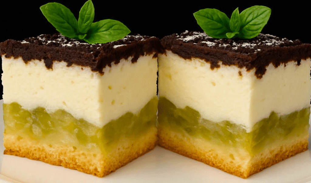 пляцок румбарбаром