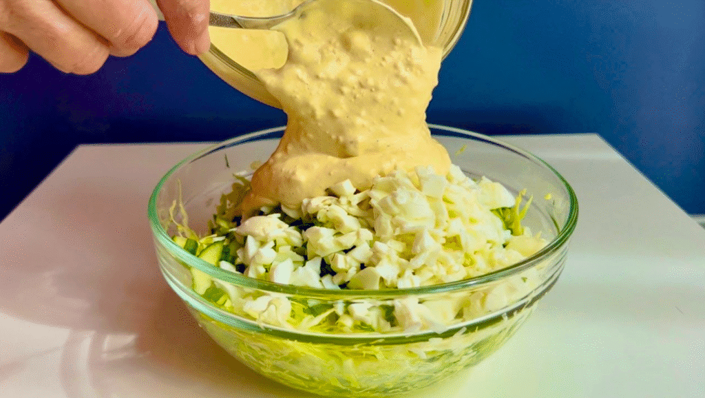 Готую такий Салат з капусти 3 рази на тиждень! Секрет у заправці