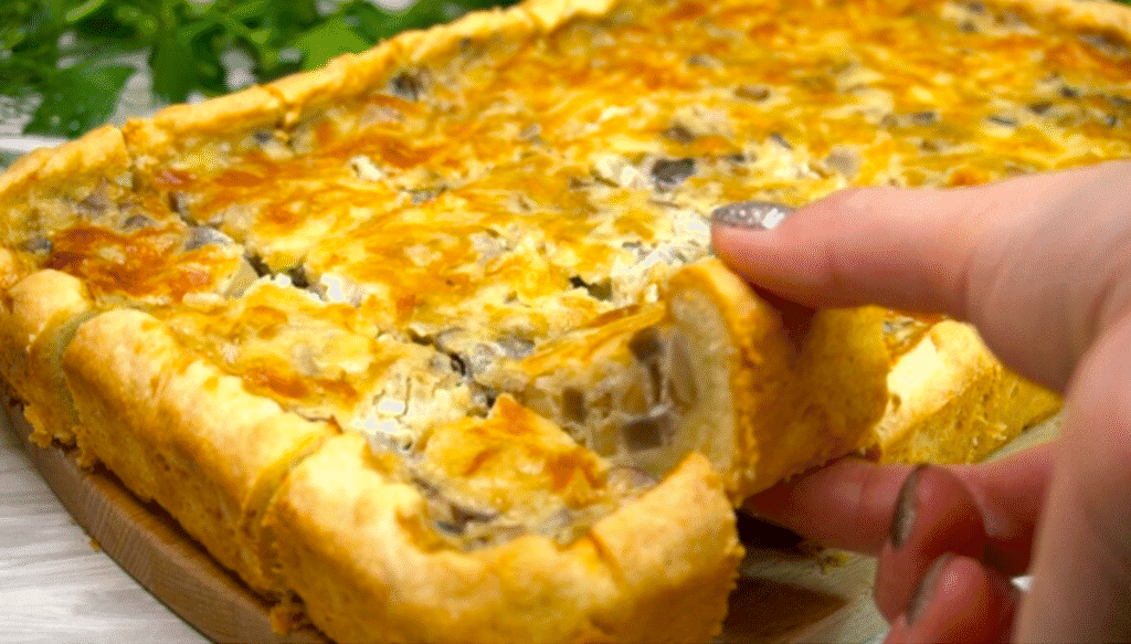 Кіш з грибами! Пиріг без якого не обходиться жодне свято у моїй родині