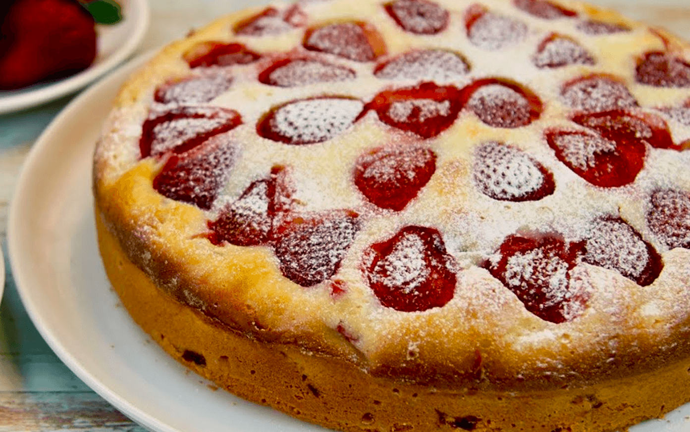 італійський полуничний пиріг