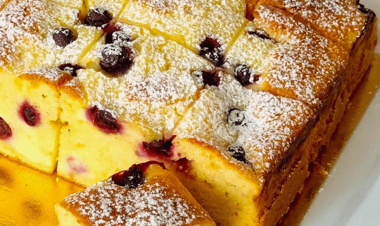 Ви будете готувати його знову і знову. Пиріг з ягодами та сметанною заливкою