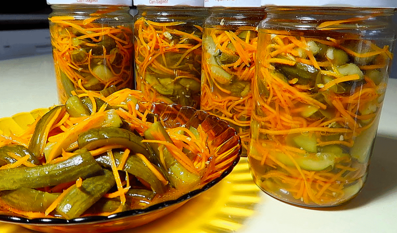 Огірки По-корейськи на зиму! Смачні, хрусткі, з столу зникають першими!