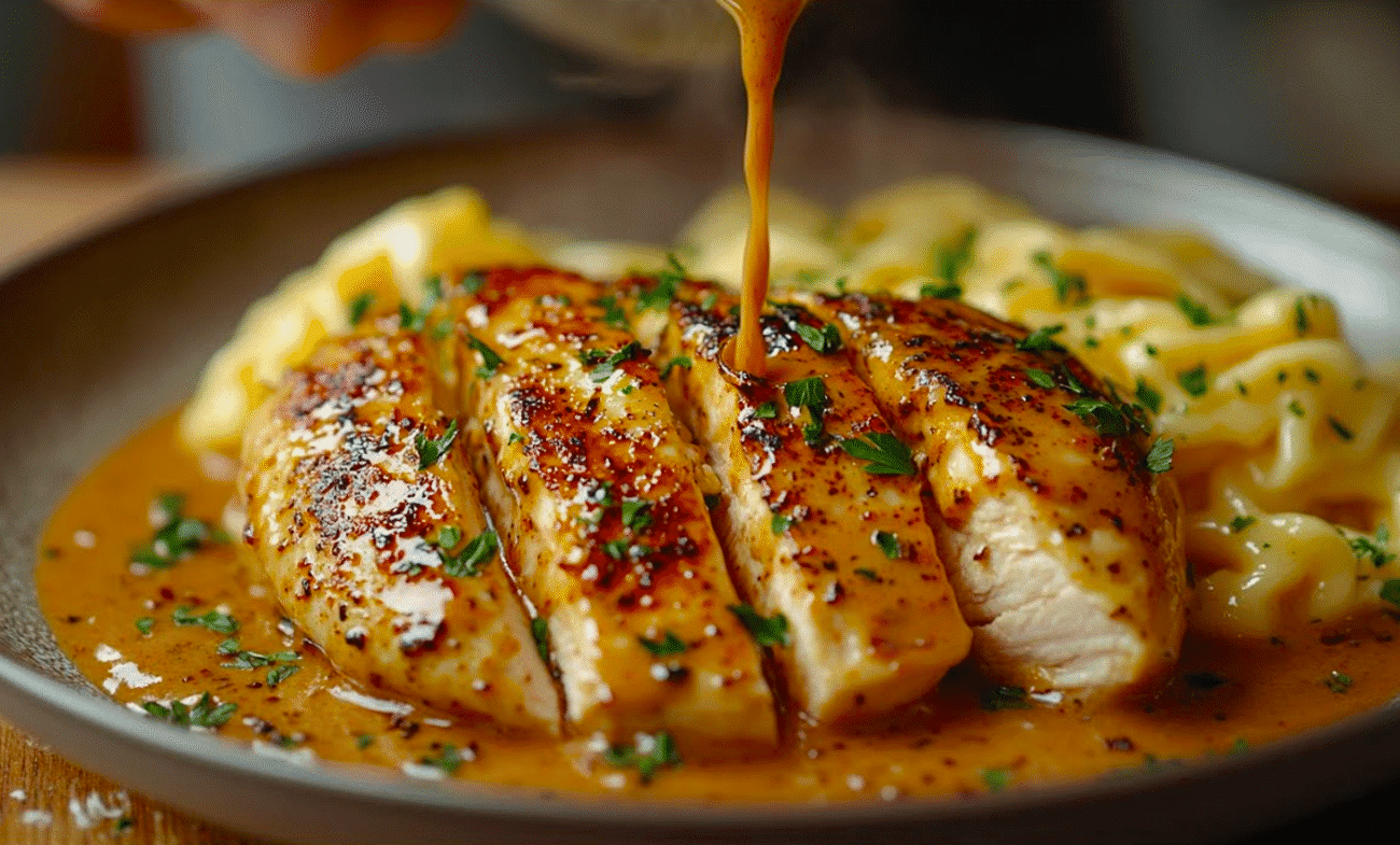 Недільний рецепт! Курка в вершковому соусі на сковороді! Рідні злетілись до столу "Як мухи на мед"