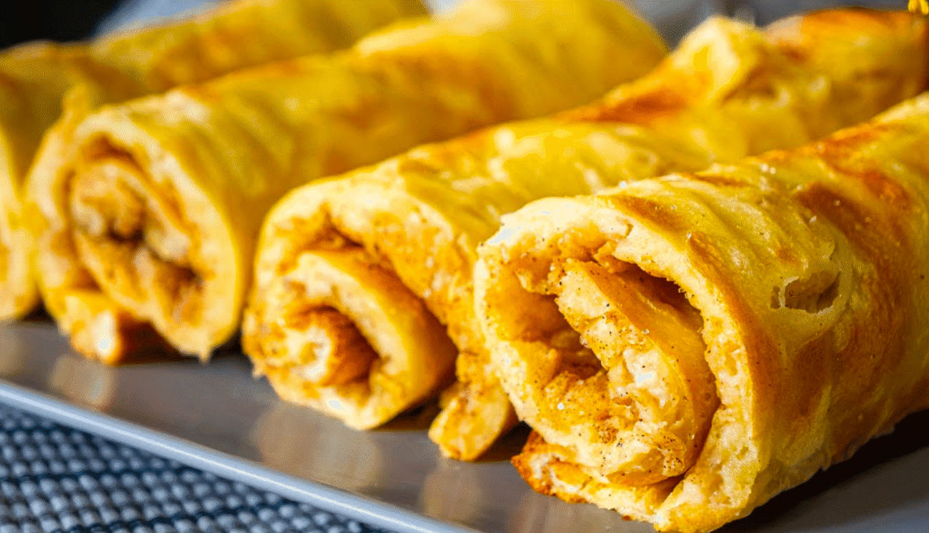 Яблучні млинці за 5 хвилин! Без сковороди! "Нямка"