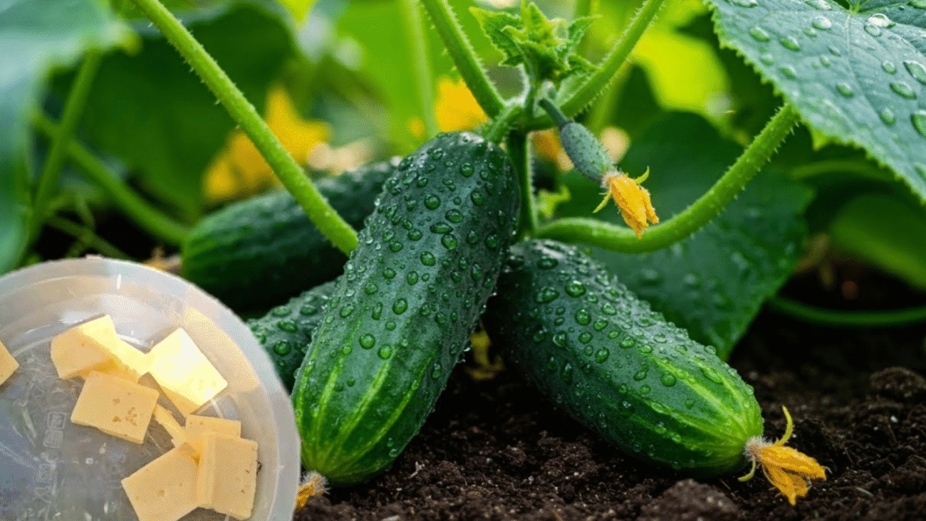 Закопайте Сир під огірки та помідори: Секрет бабусі для великого врожаю