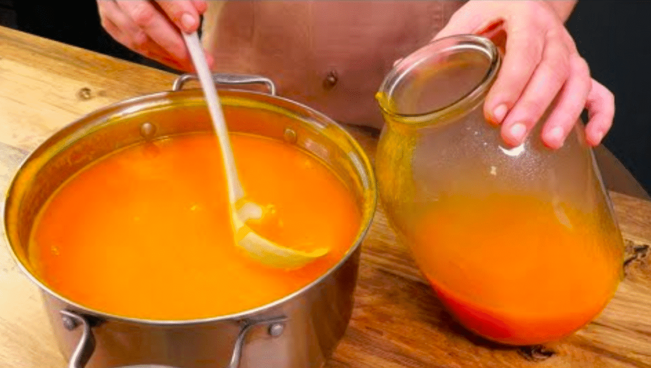 Як приготувати натуральний Гарбузовий сік з курагою - смачніше будь-якого магазинного!