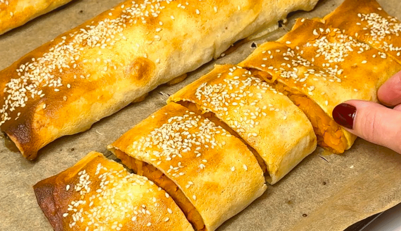 Беру гарбуз, 1 яблуко, лаваш і готую смачний десерт з гарбуза! Так смачно ще не готувала! Новий рецепт