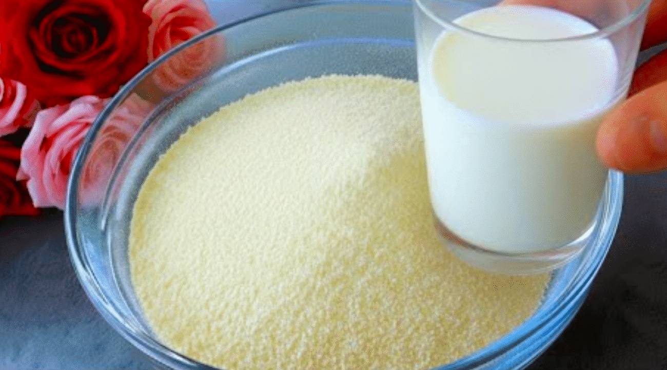 Просто манна крупа та Молоко, за 5 хвилин. Ви готуватимете це щодня. Без яєць та замішування