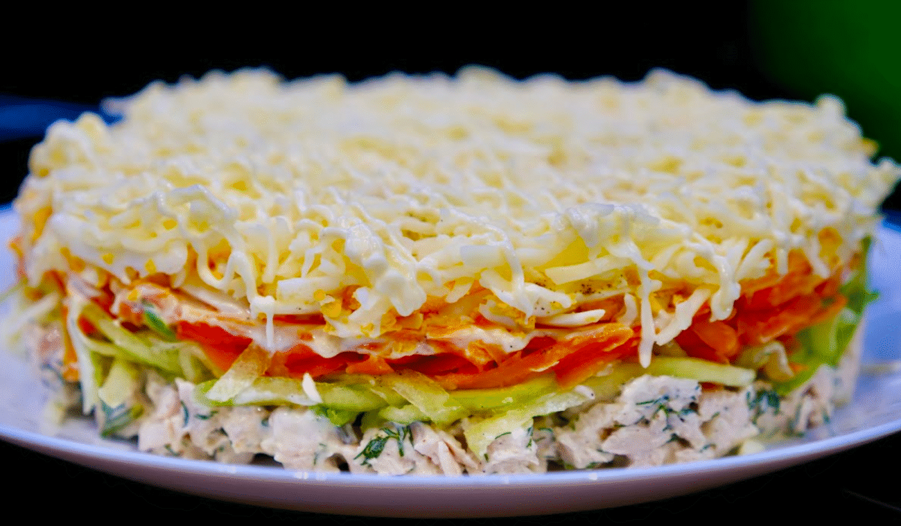 Салат з куркою "Святковий"! Про Шубу і Олів'є можна забути! Головний конкурент сезону