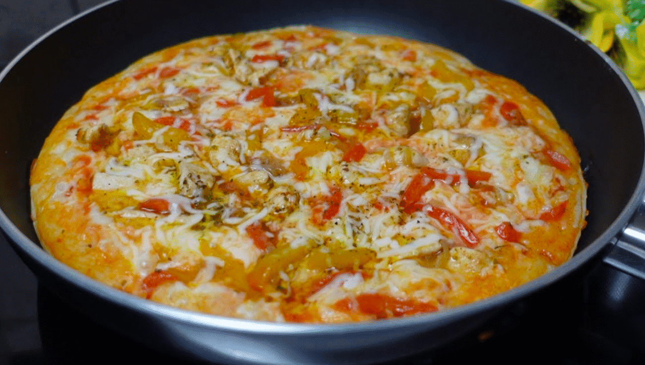 Ми більше не купуємо Піцу! Рідке тісто, без замішування і духовка не потрібна!