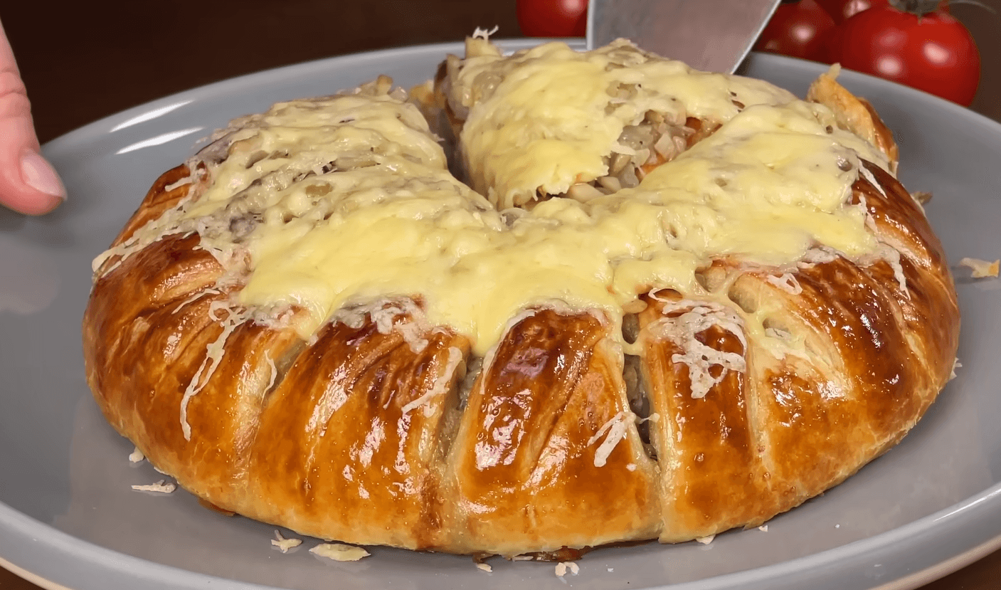 закуска з фаршу і листового тіста