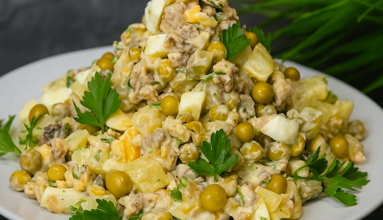 Салат на кожен день, який і на святковий стіл "Не гріх" поставити! З простих продуктів