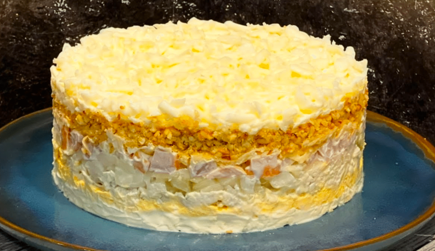 Довго шукала цей рецепт - Салат "Снігова королева" на Новий рік 2026