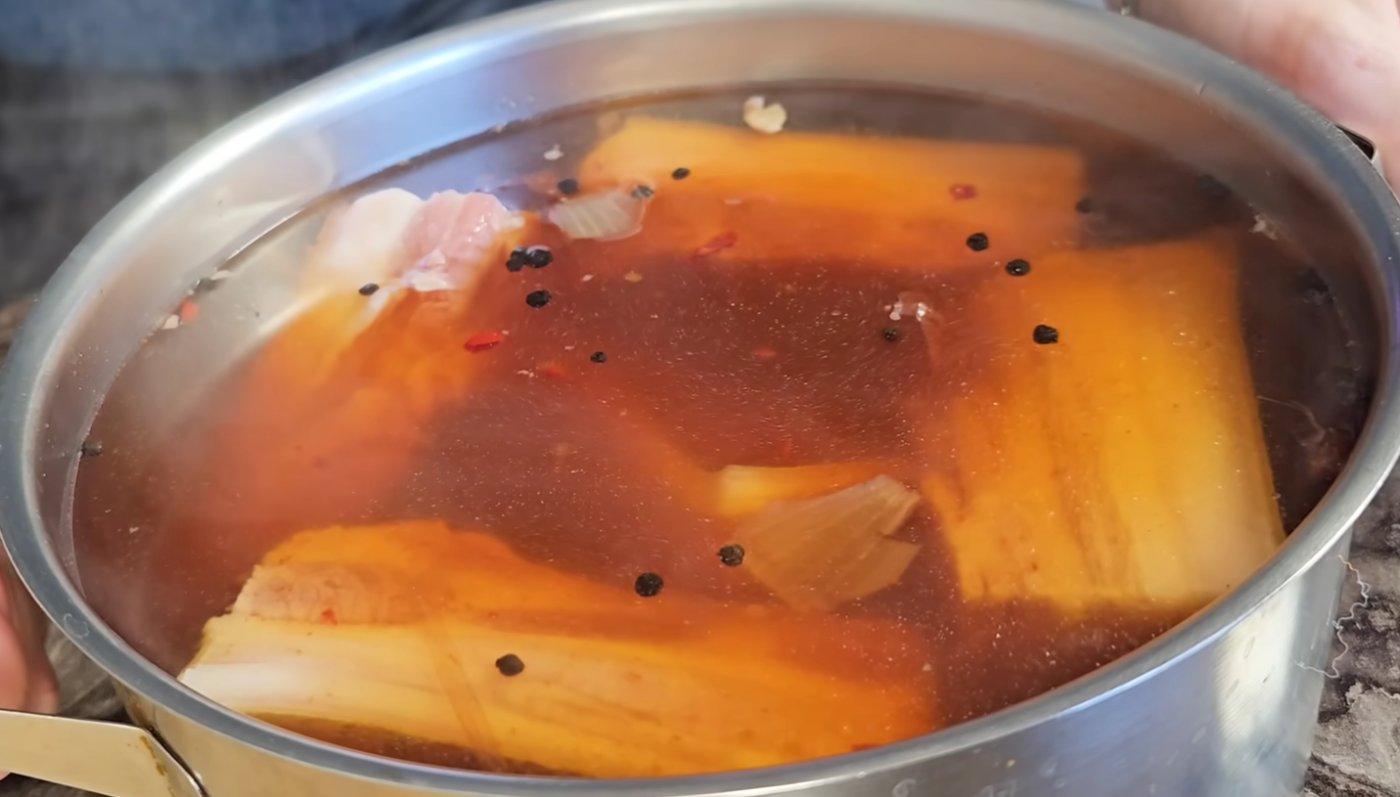 Домашній підкопчений шпондер "Без коптіння"