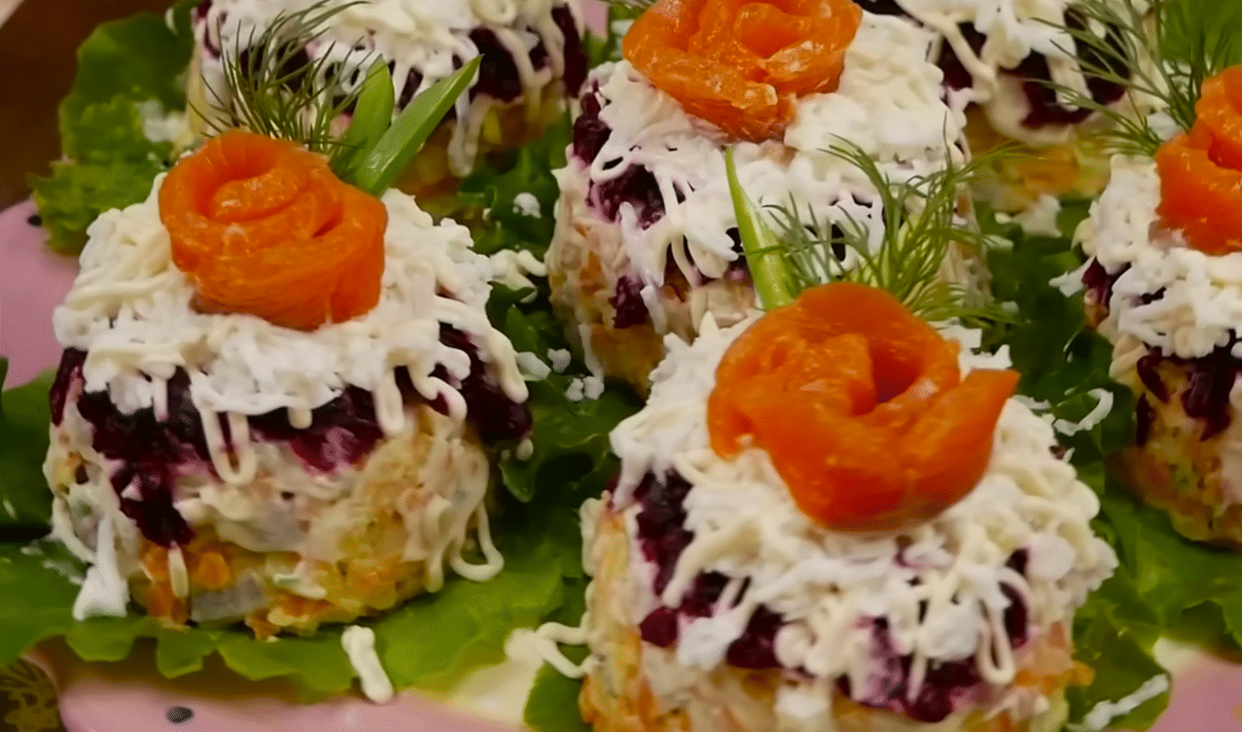 Шуба "По-королівськи" - Новорічний порційний салат, який завжди з'їдають найпершим