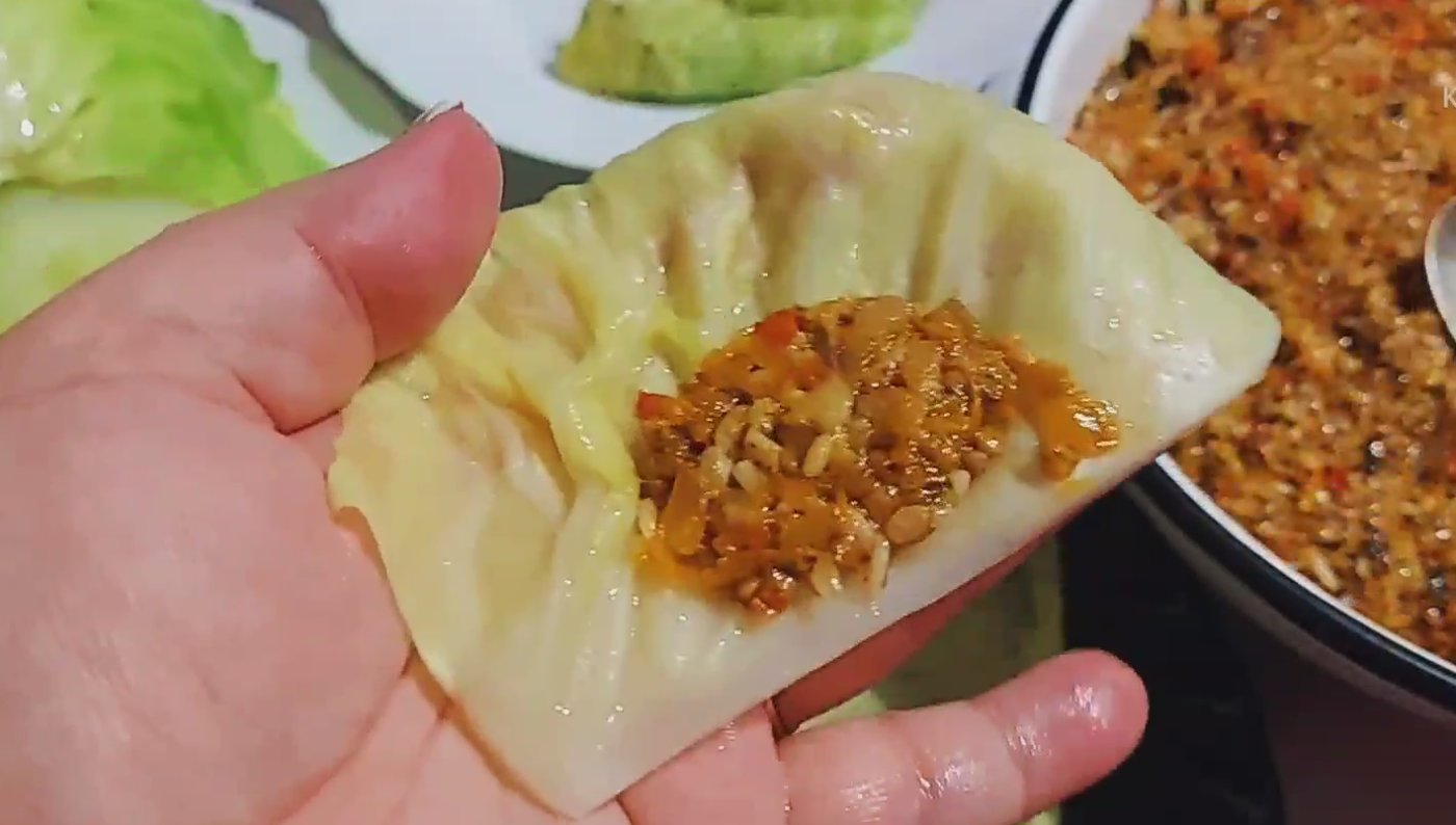 Пісні гречані Голубці з білими грибами По-закарпатськи на Святвечір у селі