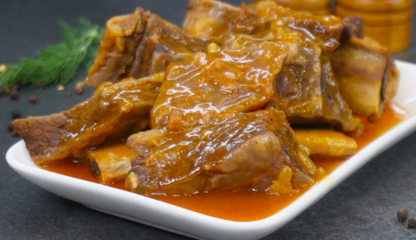 Реберця в соусі, як у найкращому ресторані! Рецепт просто Шедевр