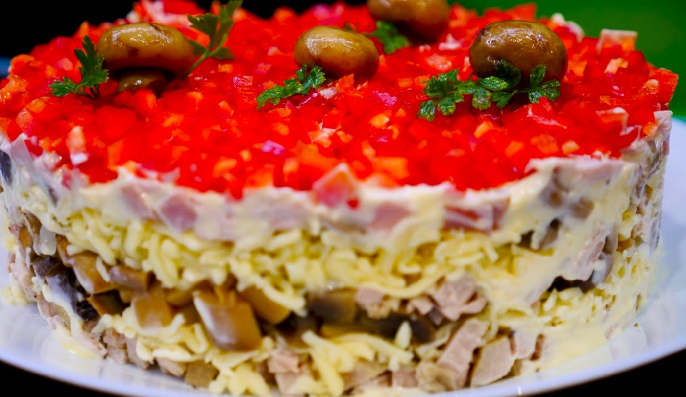 Готую на Анни: салат, який завжди справляє враження і виглядом і смаком! Безпрограшний варіант