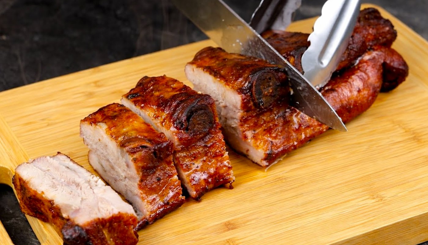 Рецепт з "Реберні" - свинячі реберця в медово-гірчичному соусі, підкорюють з першого шматочка