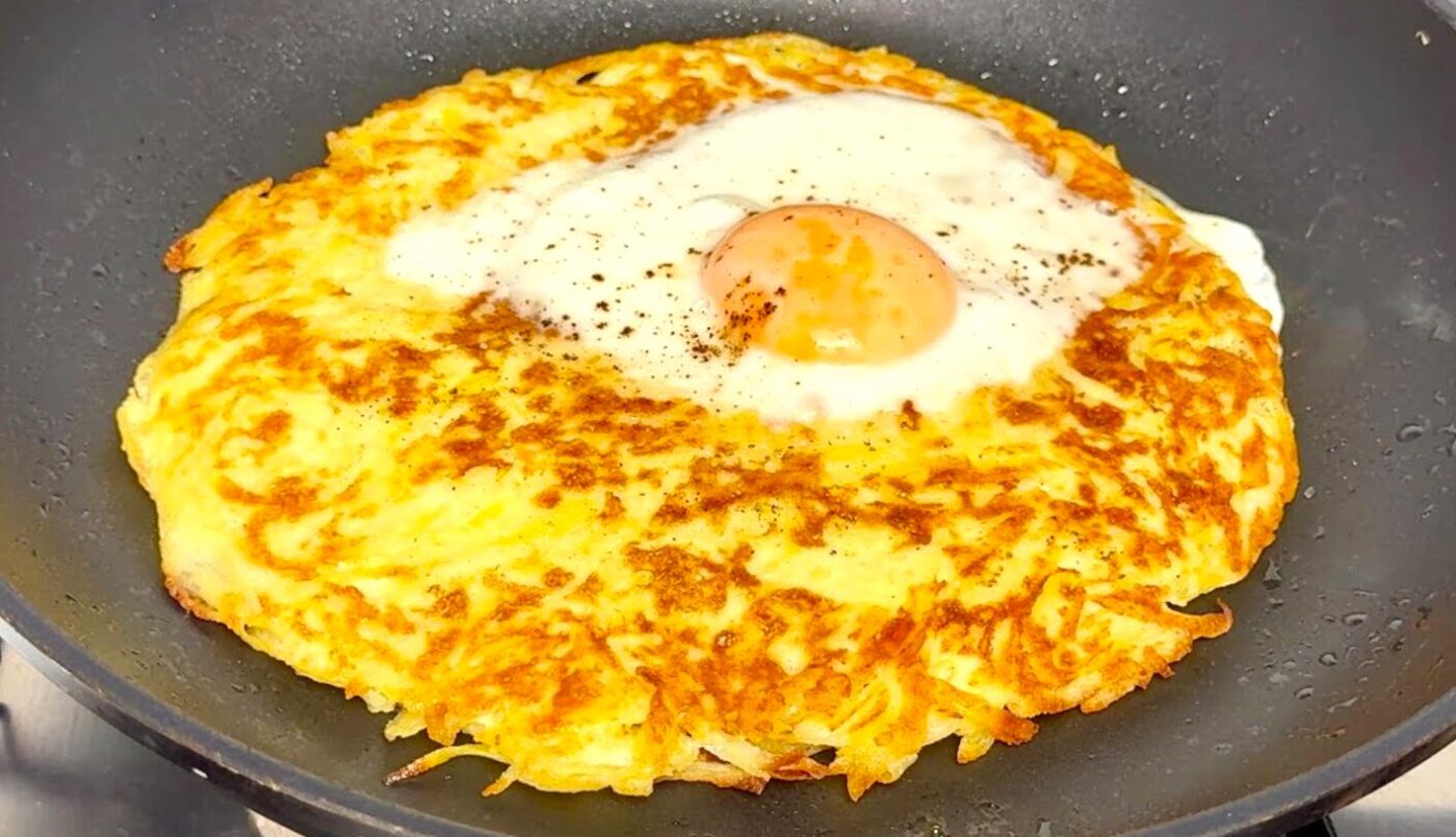 Просто натріть картоплю і вилийте 2 яйця і результат буде вражаючий!