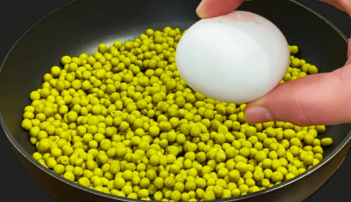 1 Банка горошку та яйця — страва, яка підкорила всіх! Смачний рецепт за 15 хвилин