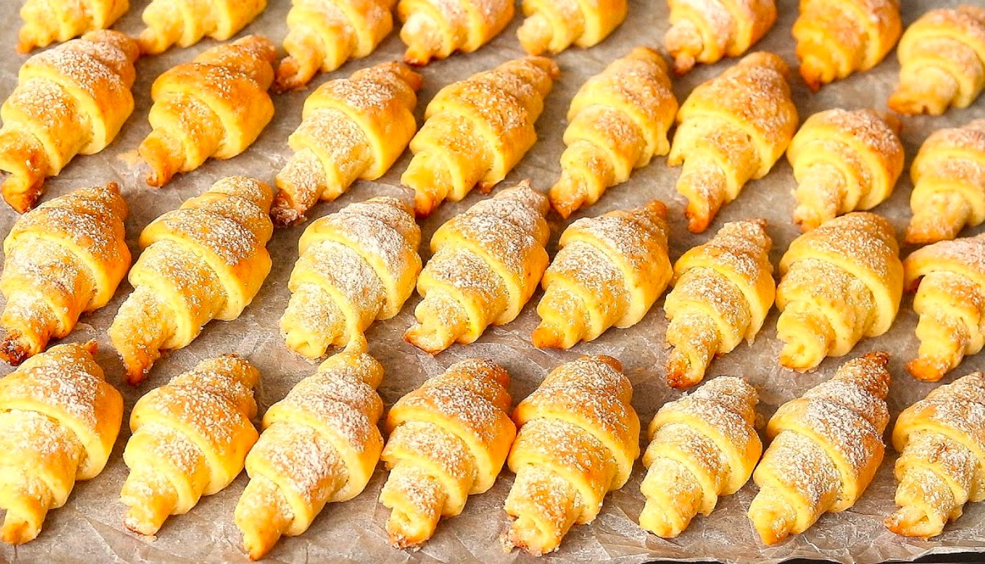 Сирні міні круасани за пів години! Печу такі Рогалики щотижня
