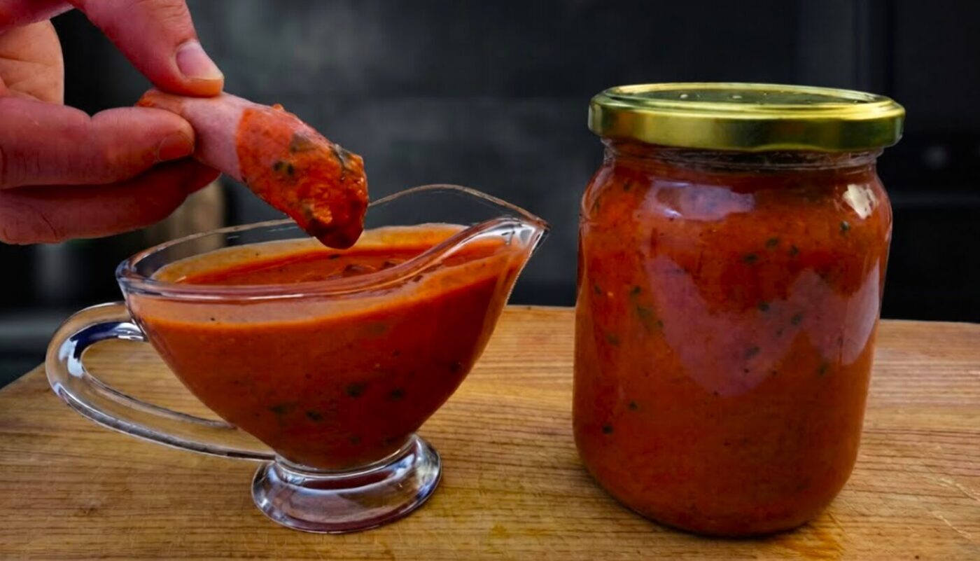Ніжний соус за 5 хвилин з томатної пасти: смакує до м’яса, картоплі і гарнірів