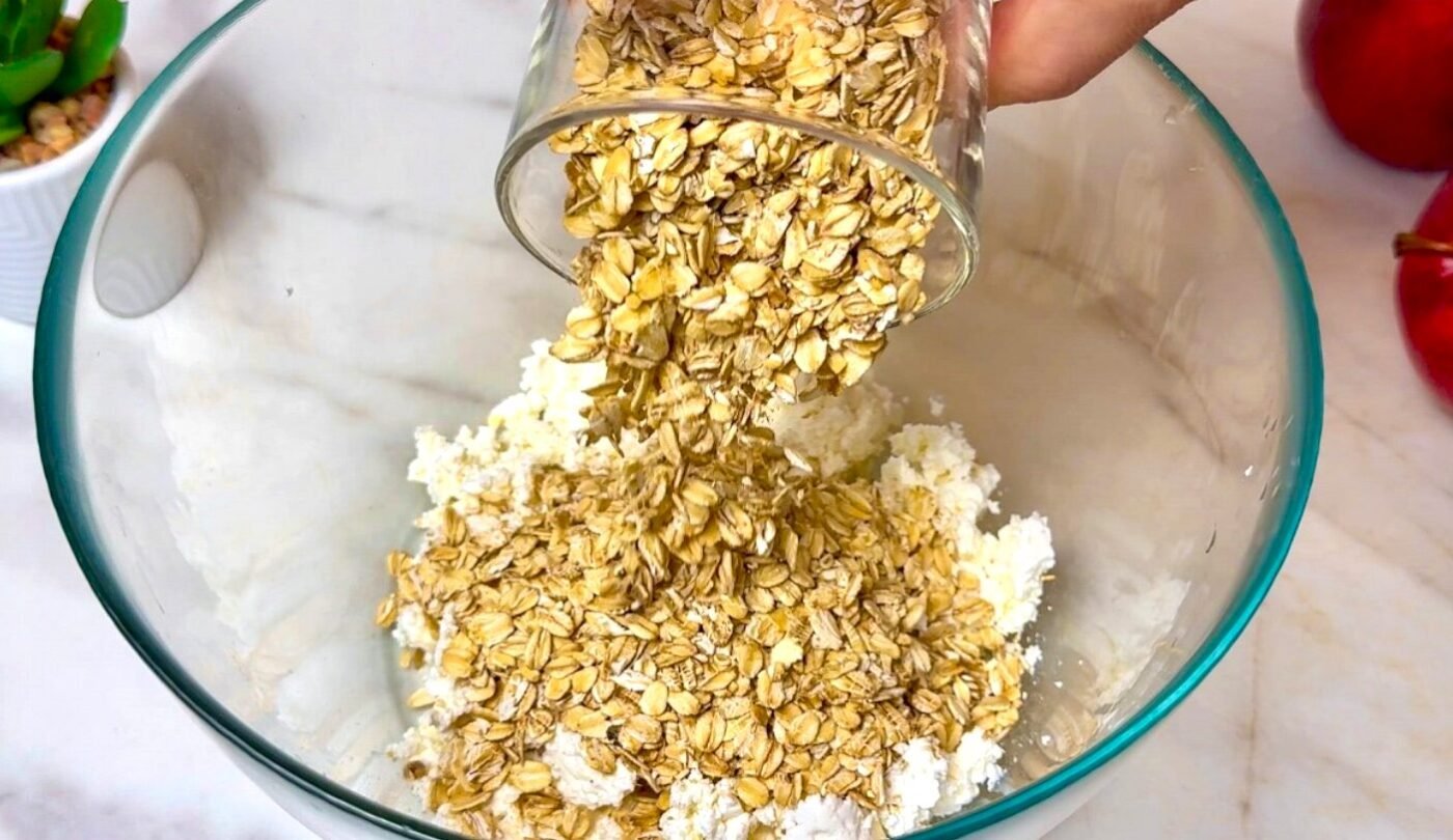 сирно-вівсяні оладки на сніданок