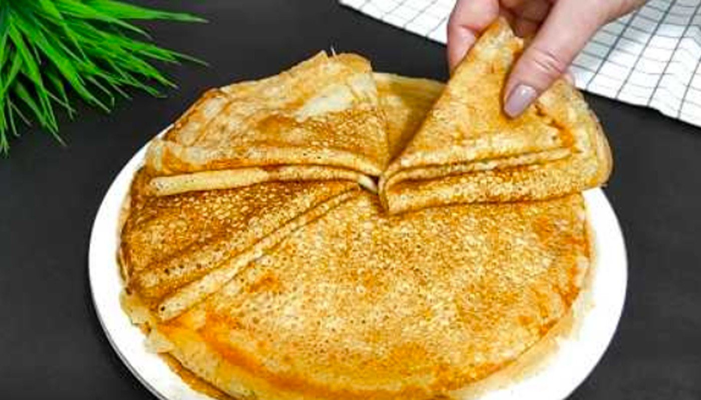 Млинці "1 склянка"- завжди тонкі, еластичні і ніжні