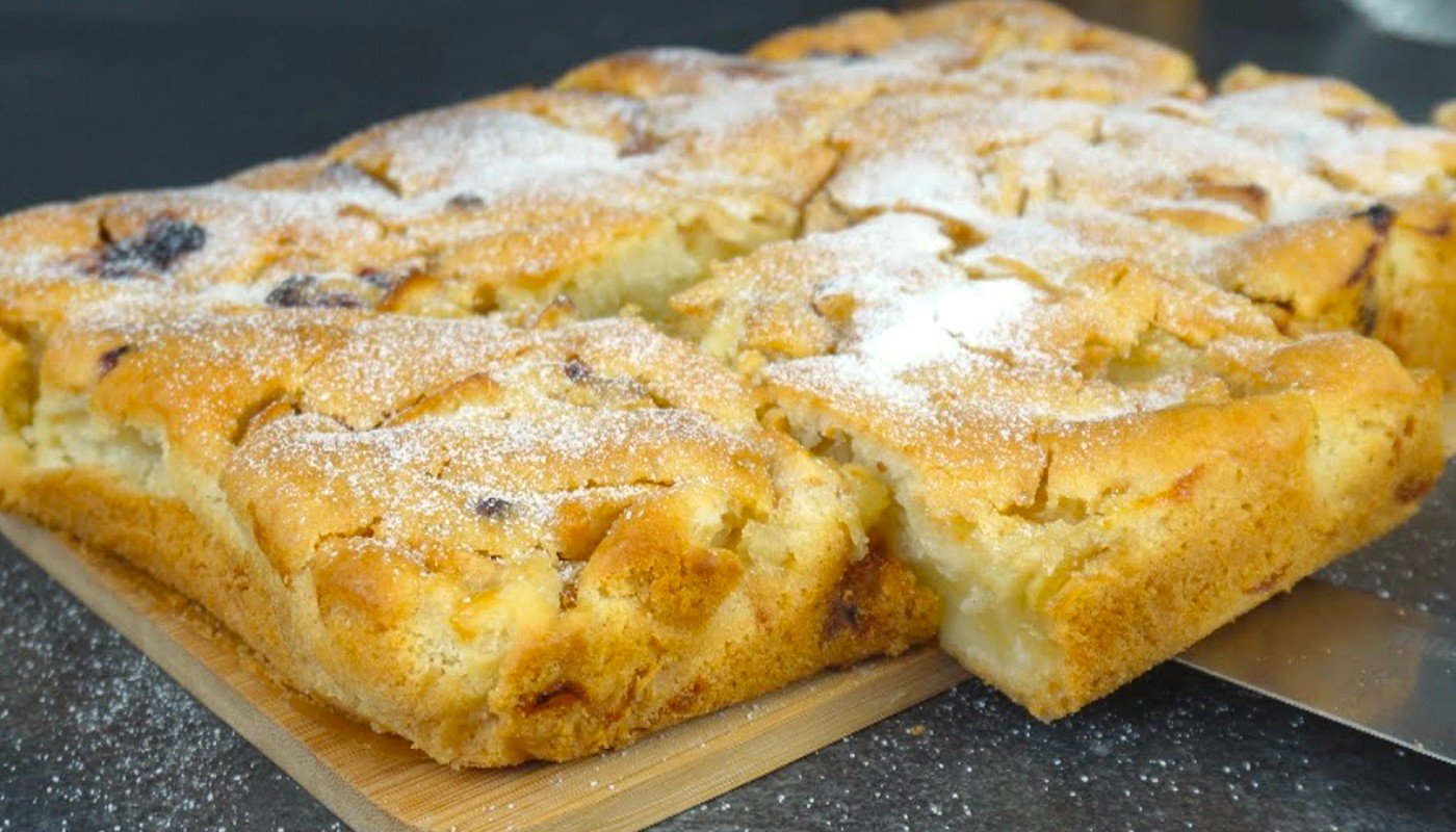 Пишна Пісна шарлотка з яблуками: Без яєць і молока! Смак, як у класичної