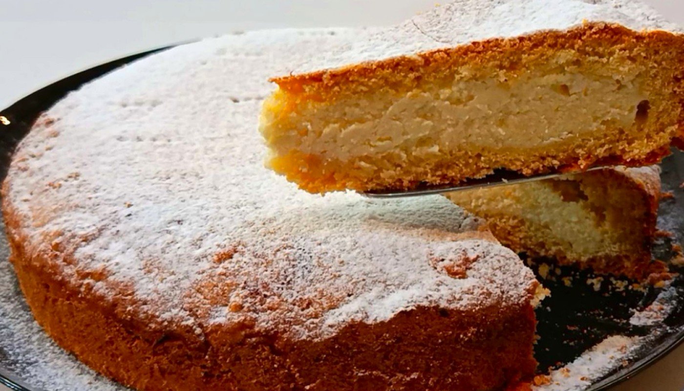 Латвійський пиріг "Пух подуванчика" по старому рецепту з 90-х