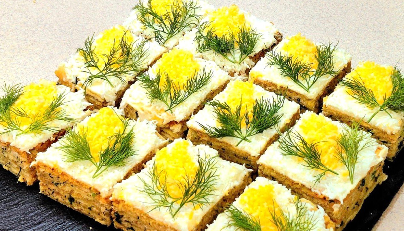 Закусочні тістечка "Мімоза" на 8 Березня! Весняний настрій, який вразить всіх