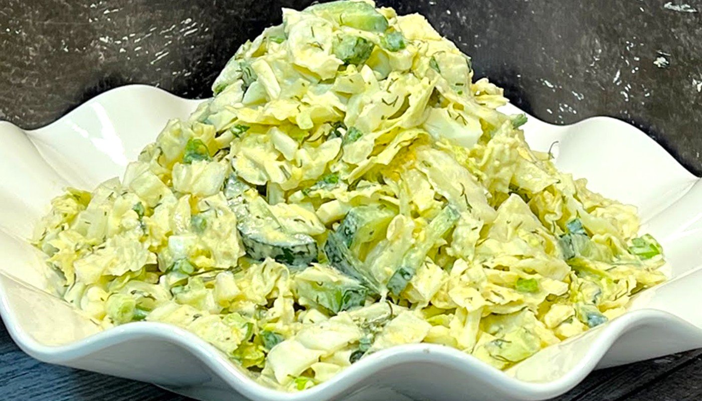 Спробувала у подруги і готую вже 3 день поспіль: весняний салат "Підсніжник" без майонезу