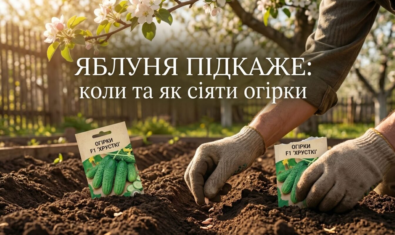 Яблуня зацвіла - пора за Огірки: сприятливі дні у травні 2026 для відкритого ґрунту
