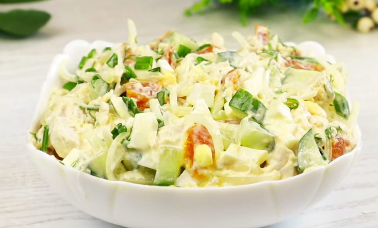 В гостях "нажила" новий рецепт: салат "Капризна мадам" - тепер мій улюблений