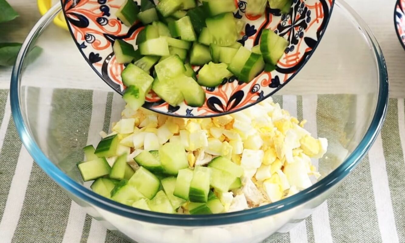 салат з курки капризна мадам