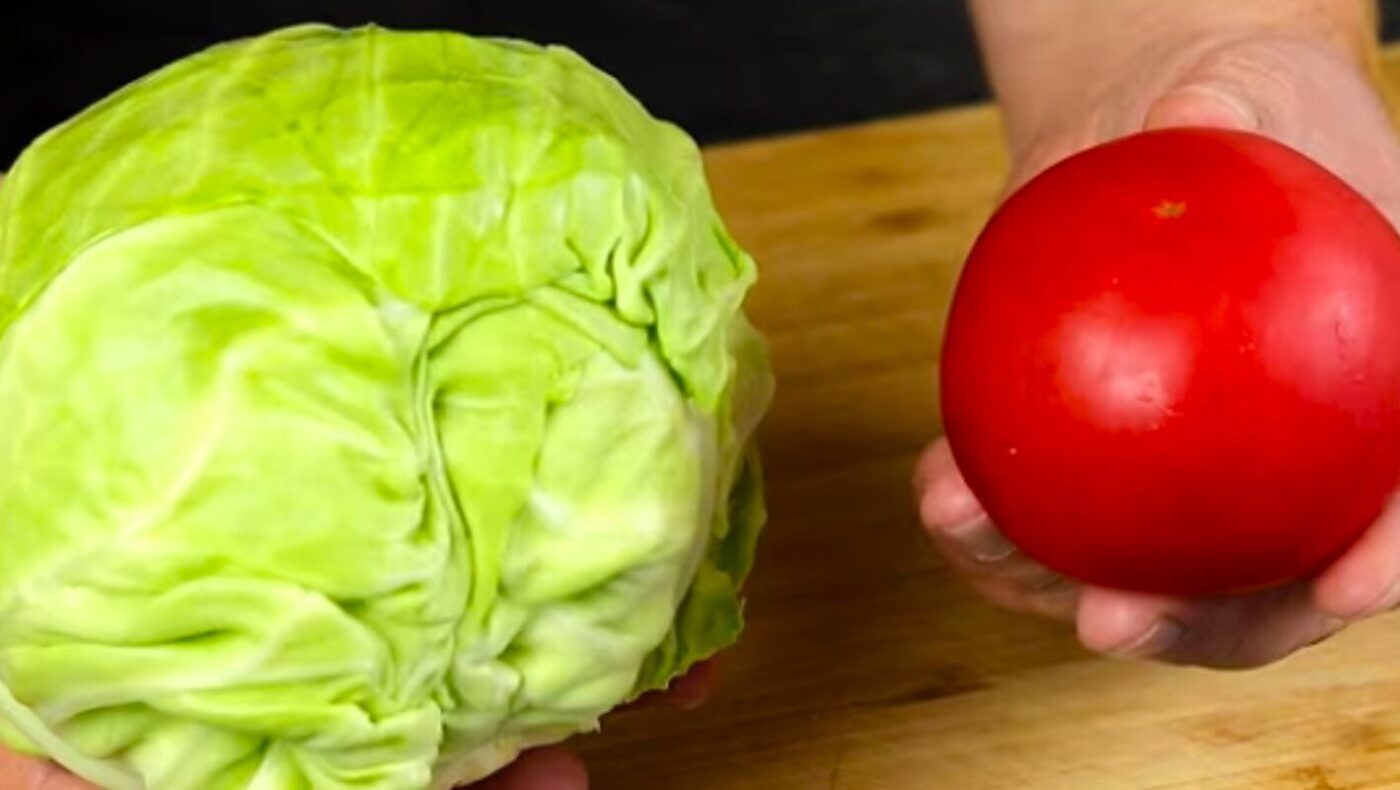 У вас вдома є капуста і помідор? Мало хто знає цей секрет - з'їдається миттєво!
