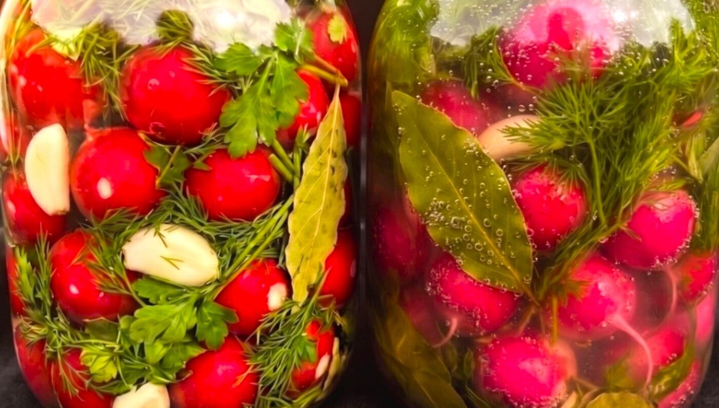 Квашена редиска, яка хрумтить, як огірок! Секрет у власному соку - Без оцту