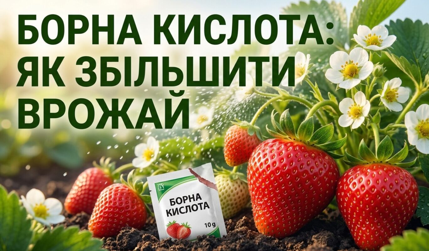 Борна кислота: Один пакетик за копійки, що рятує весь врожай травня