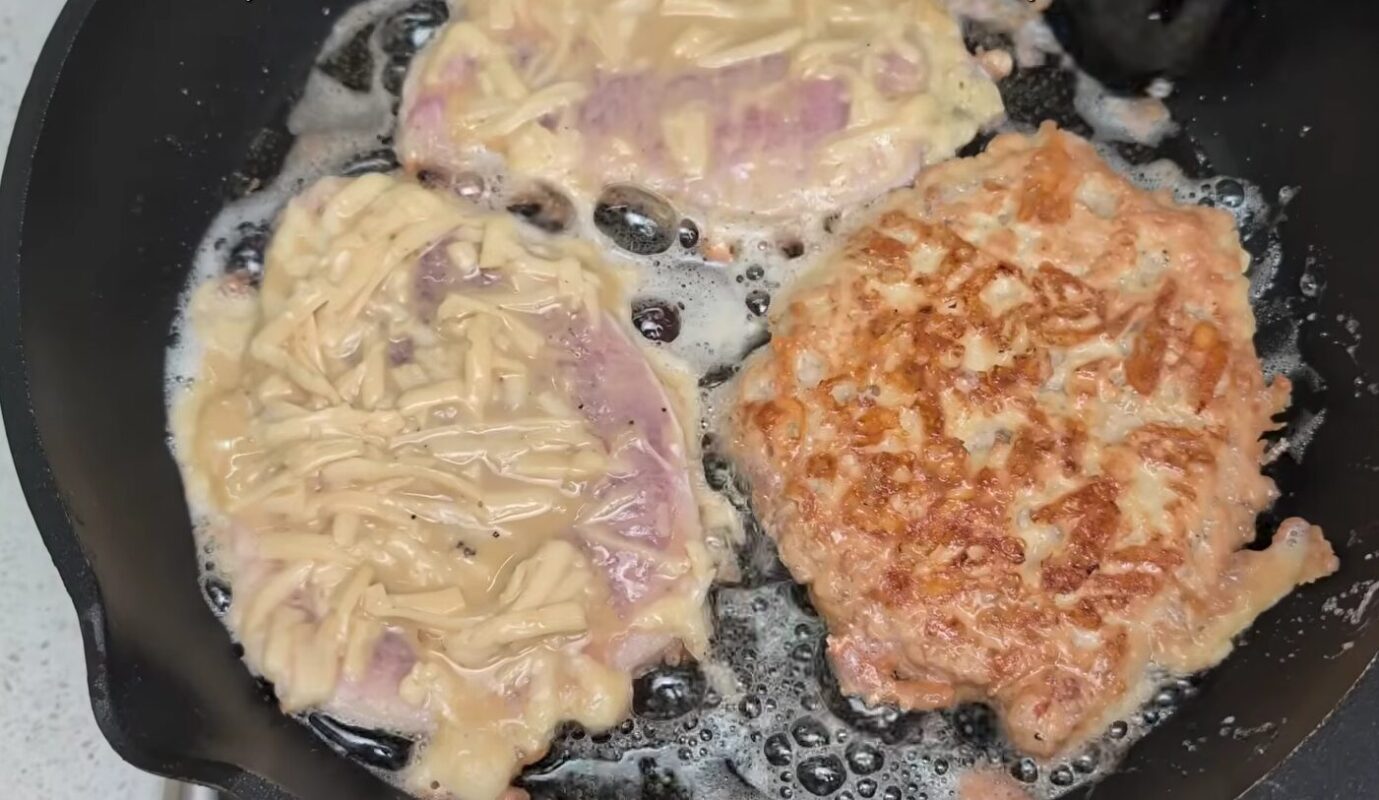 відбивні в сирному клярі