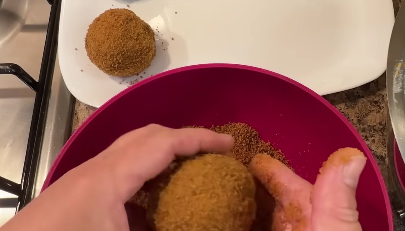 Медовий корж на чеський десерт Марлен