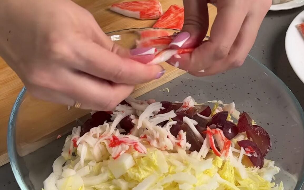 салат графиня з креветками