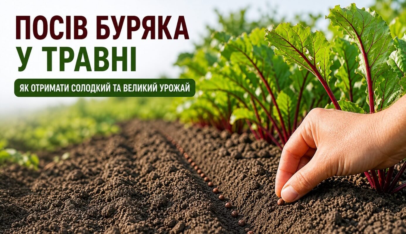 Посів буряка у травні: як отримати солодкий і великий урожай без зайвих проблем