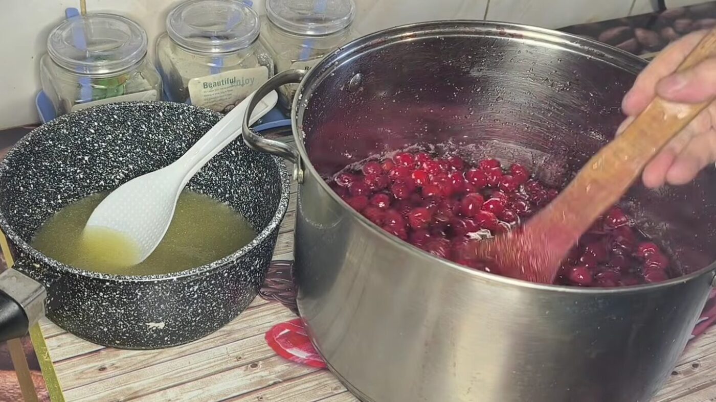 вишні в желе на зиму рецепт